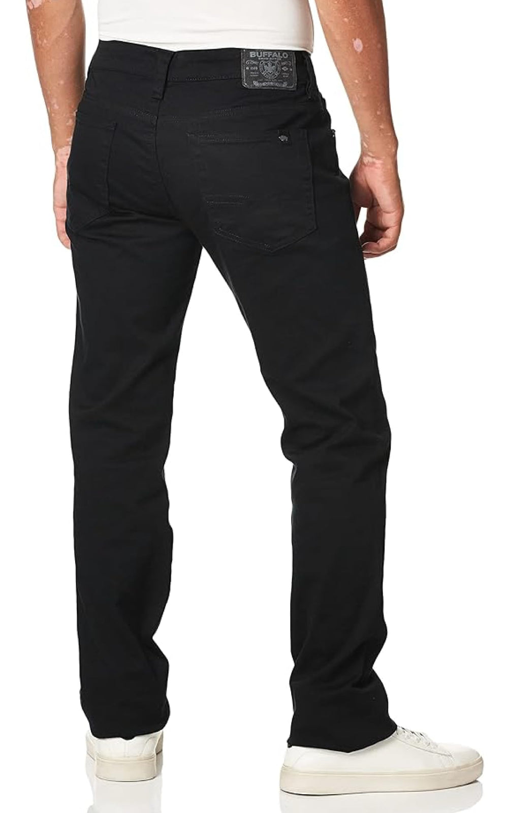 mens Straight Six jeans, Authentic Black, 34W x 32L US