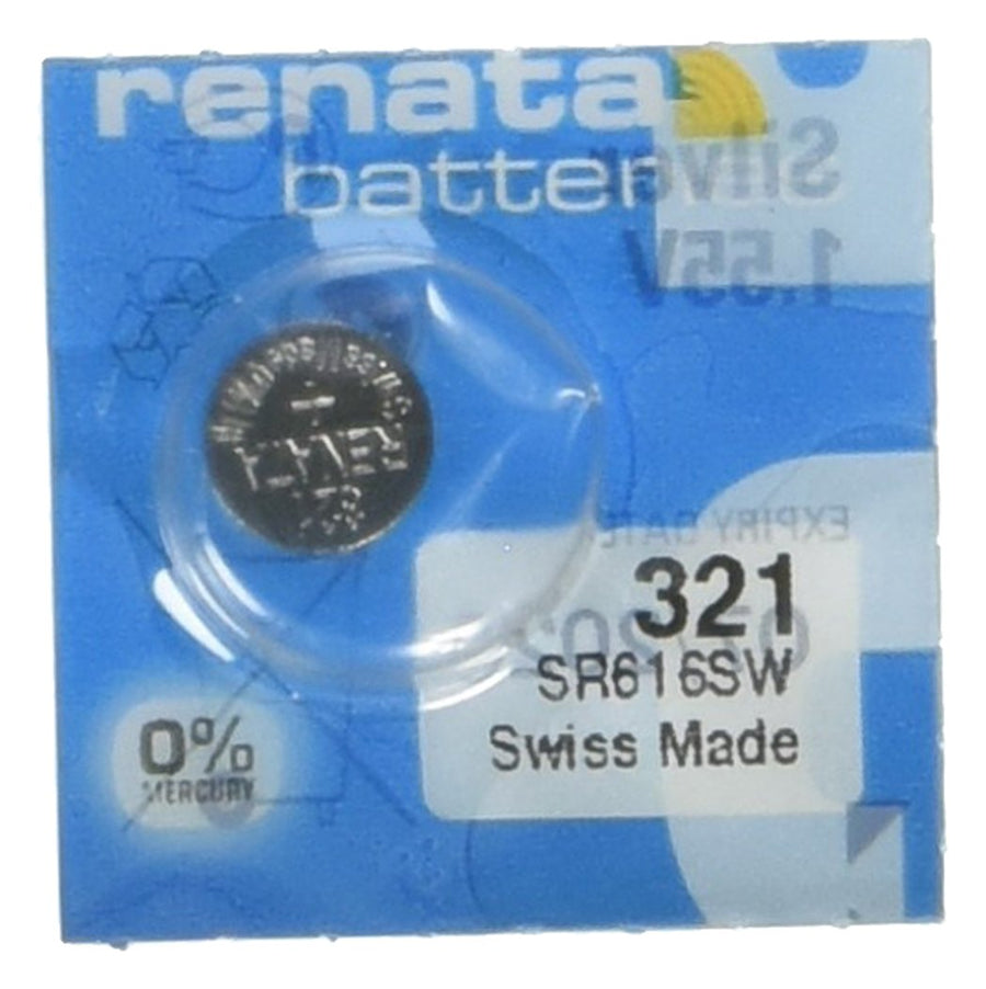 2 Pcs 321 Renata Silver Oxide 0% Mercury Electronic Bat