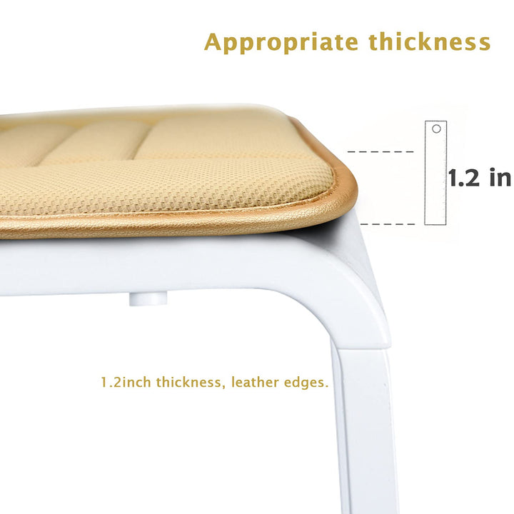 Car Seat Cushion Pad for Home Use Car Driver Seat Office Chair Memory Foam Seat Cushion(Khaki)