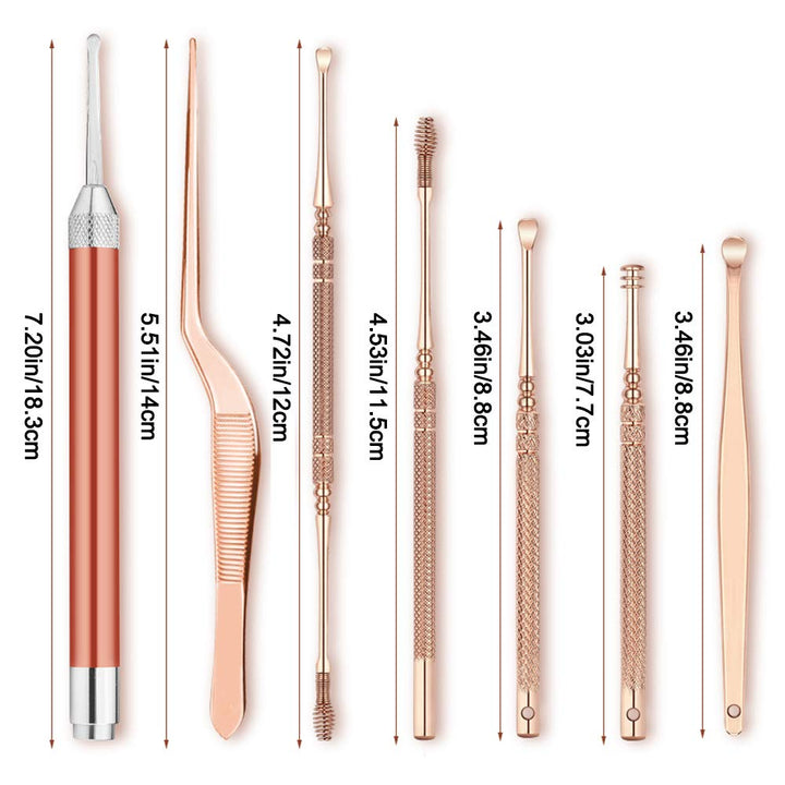 7 Pcs Ear Cleansing Tool Set, Ear Cleaner, Earwax Remov