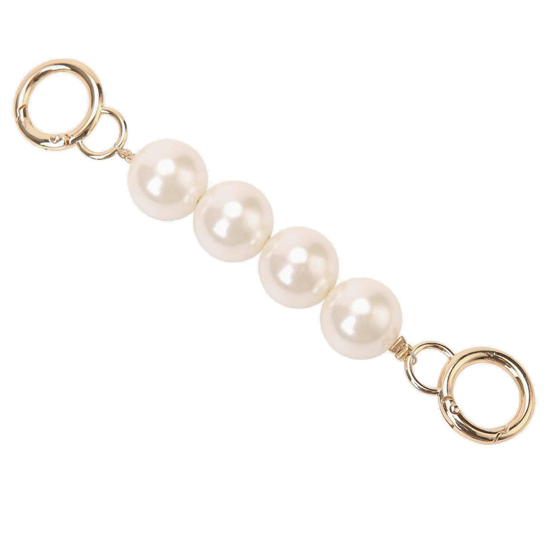 Pearl Purse Chain Strap Extender for Cross-Body Shoulder Bag Handbags,Bag Accessories Charms (Light Gold)