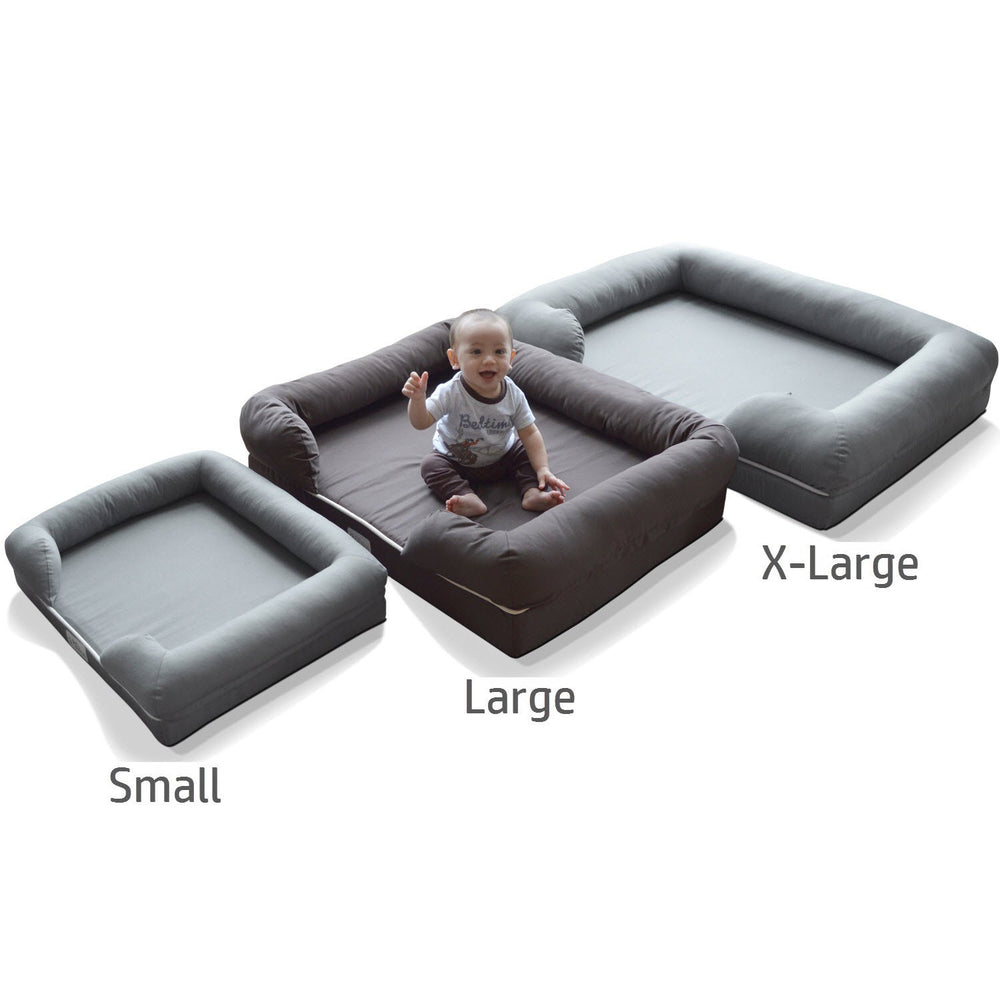 Ultimate Dog Bed, Orthopedic Memory Foam, Multiple Sizes and Colors, Medium Firmness Pillow, Waterproof Liner, YKK Zippers, Breathable 35% Cotton Cover
