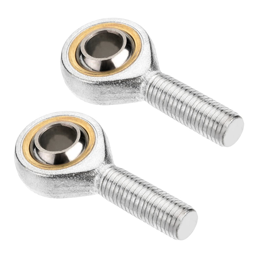 2Pcs SAL12T/K M12 Rod End Ball Bearing 12mm Fisheye Male Thread Connector Joint Bearing Left Hand Rod End Bearing