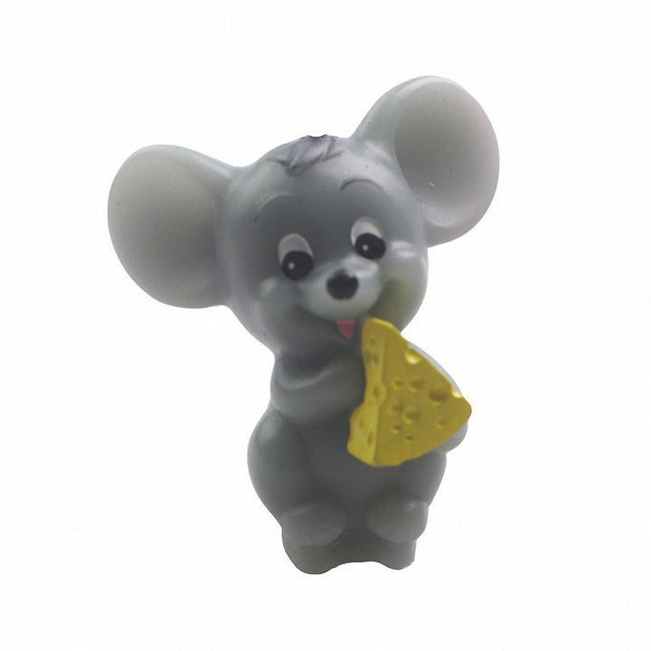 Mouse Silicone Mold - MoldFun Cute Mouse Eating Cheese 