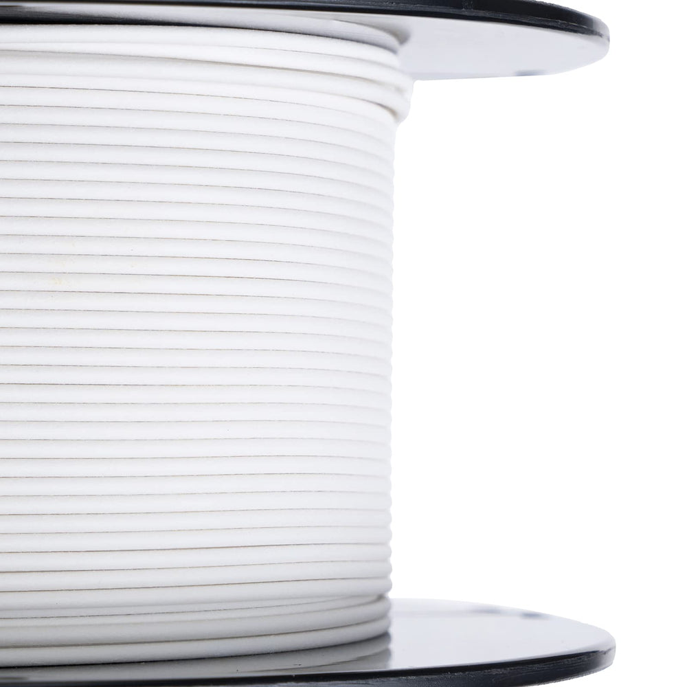 Matte PLA 3D Printer Filament, Dimensional Accuracy +/- 0.03 mm, 1 kg Spool, 1.75 mm, White