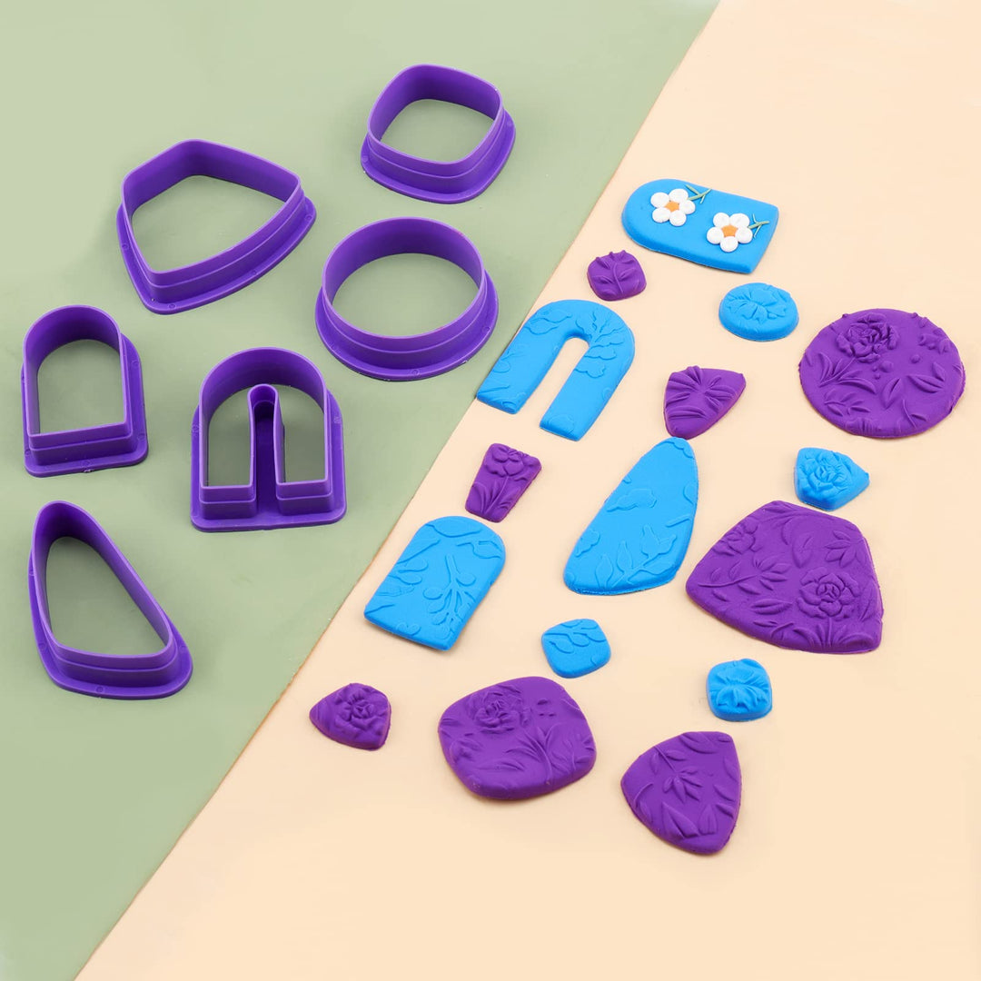 BABORUI 118Pcs Polymer Clay Cutters kit, Set of 18 Clay