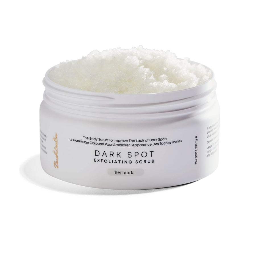 Dark Spot Exfoliating Scrub - Natural Body Scrub Exfoliant to Hydrated, Soften and Enhance Glow in Skin - Bermuda 236 ml
