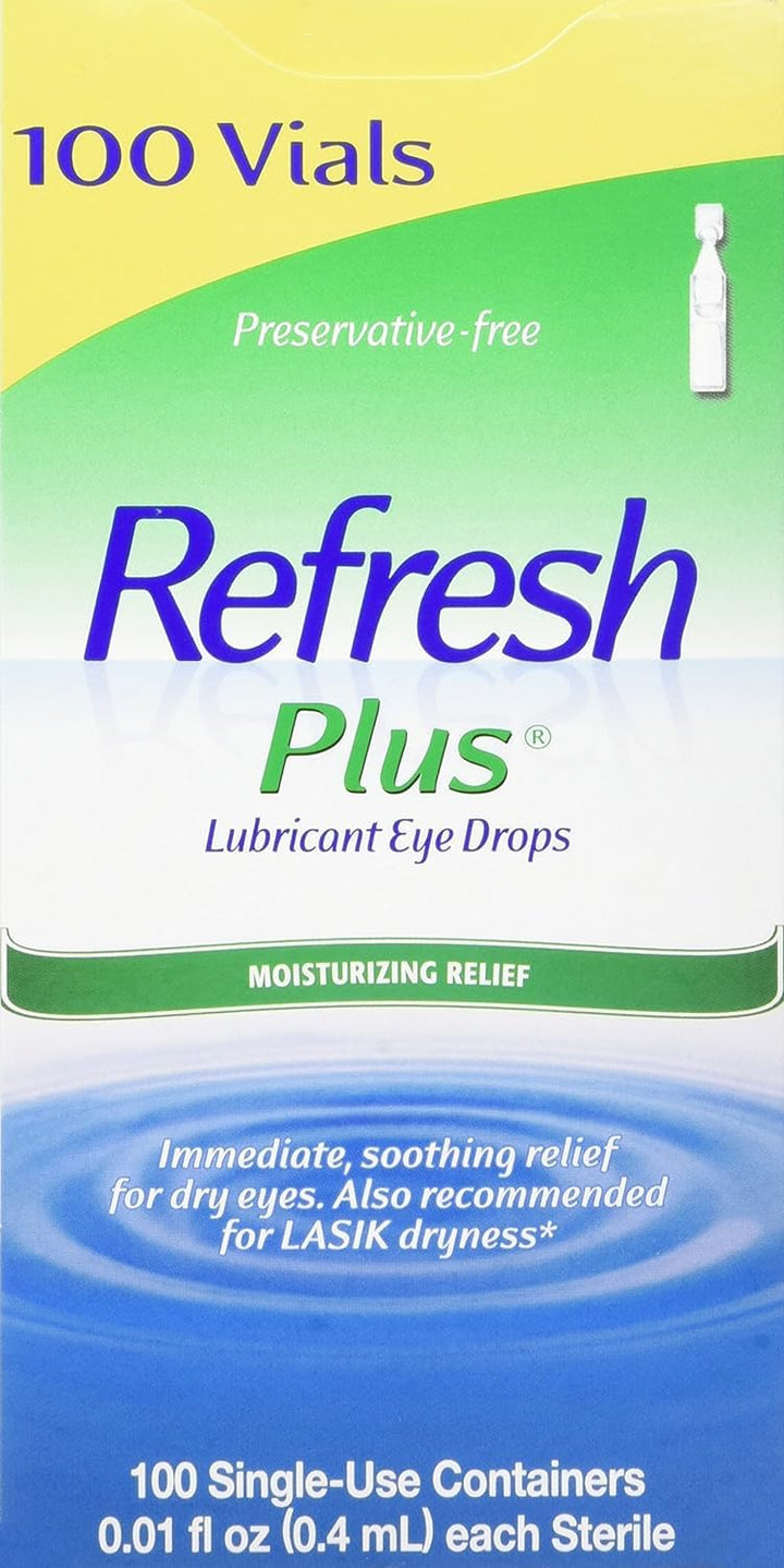 Refresh Plus Lubricant Eye Drops Long Lasting Relief Pl