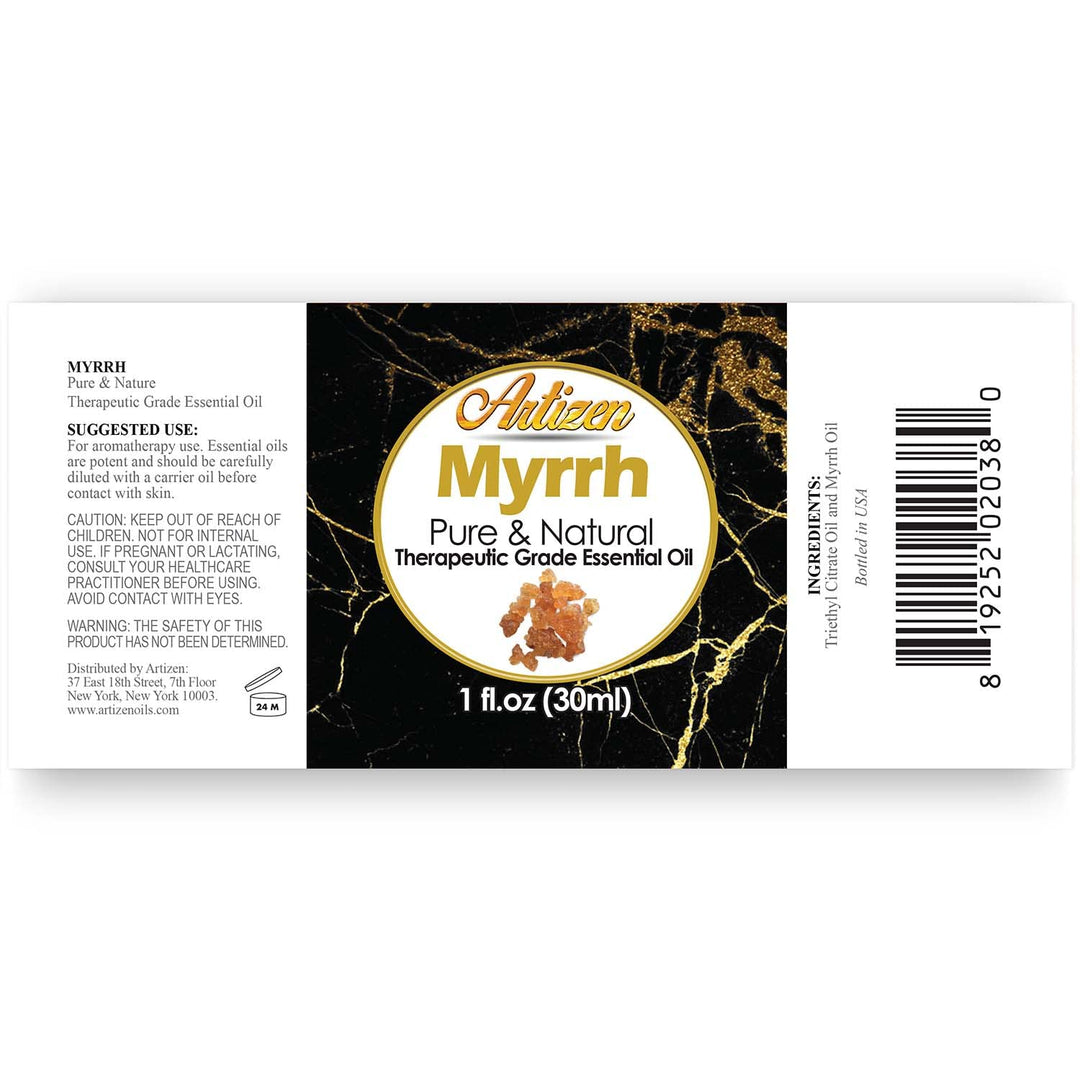 Myrrh Essential Oil (100% PURE &amp; NATURAL - UNDILUTED) Therapeutic Grade - Huge 1oz Bottle - Perfect for Aromatherapy, Relaxation, Skin Therapy &amp; More!