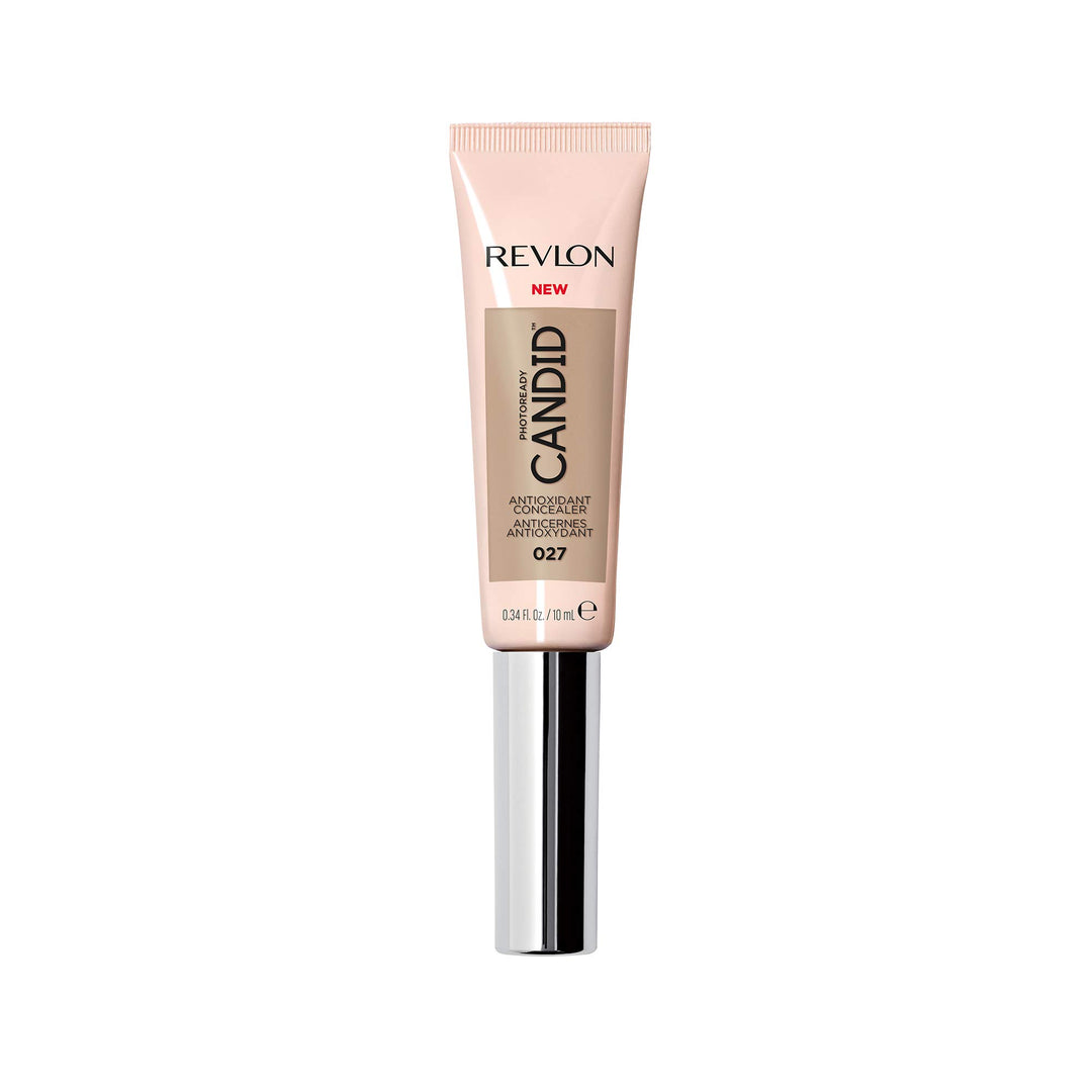 Revlon PhotoReady Candid Concealer, with Anti-Pollution, Antioxidant, Anti-Blue Light Ingredients, without Parabens, Pthalates and Fragrances; Biscuit.34 Fluid Oz
