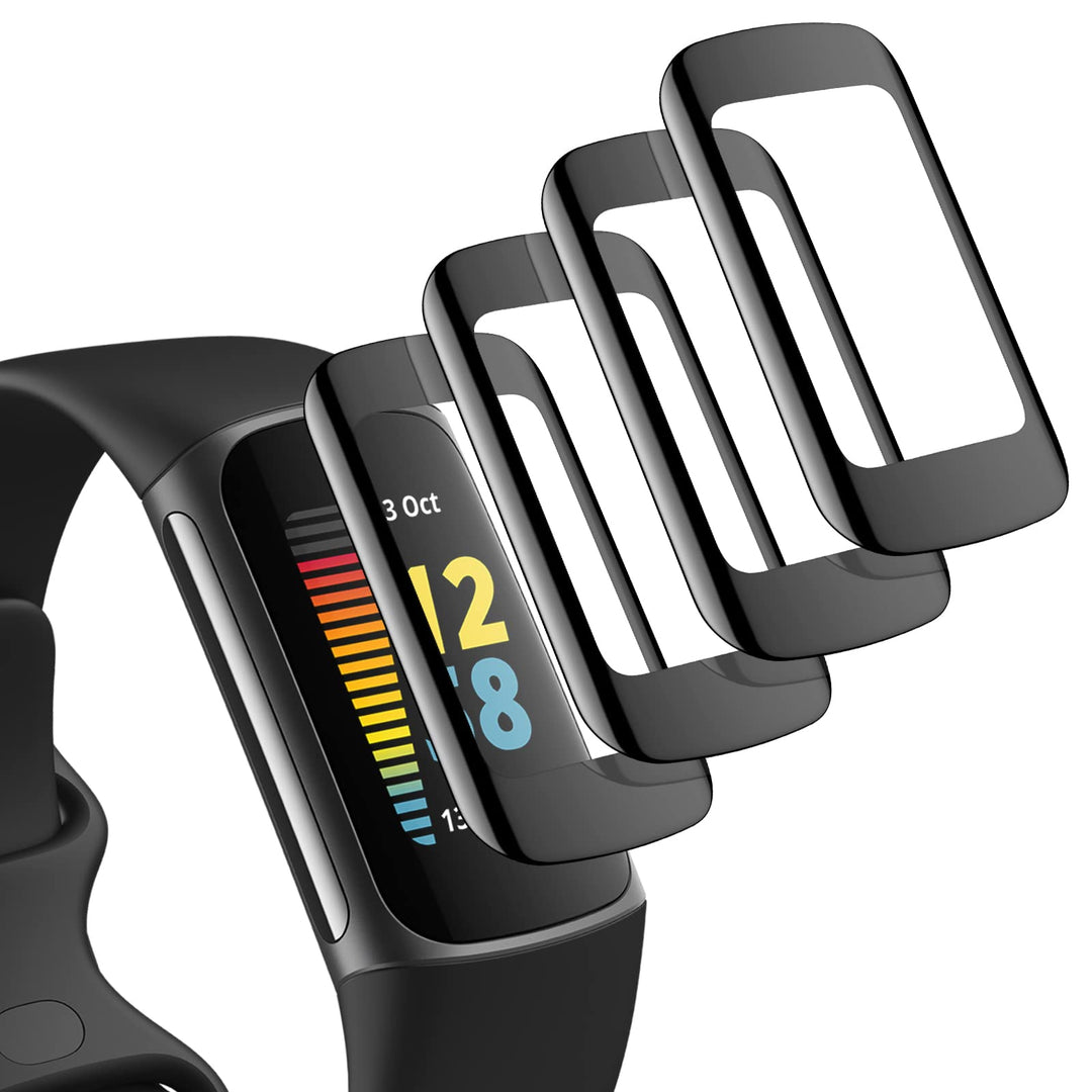 EZCO 4-Pack Screen Protector Compatible with Fitbit Cha