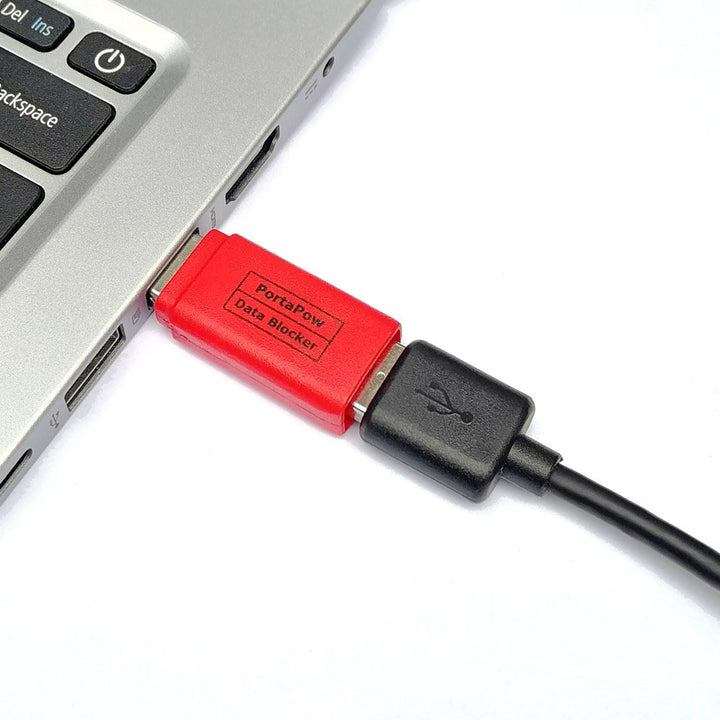 USB Data Blocker (Red) - Protect Against Juice Jacking