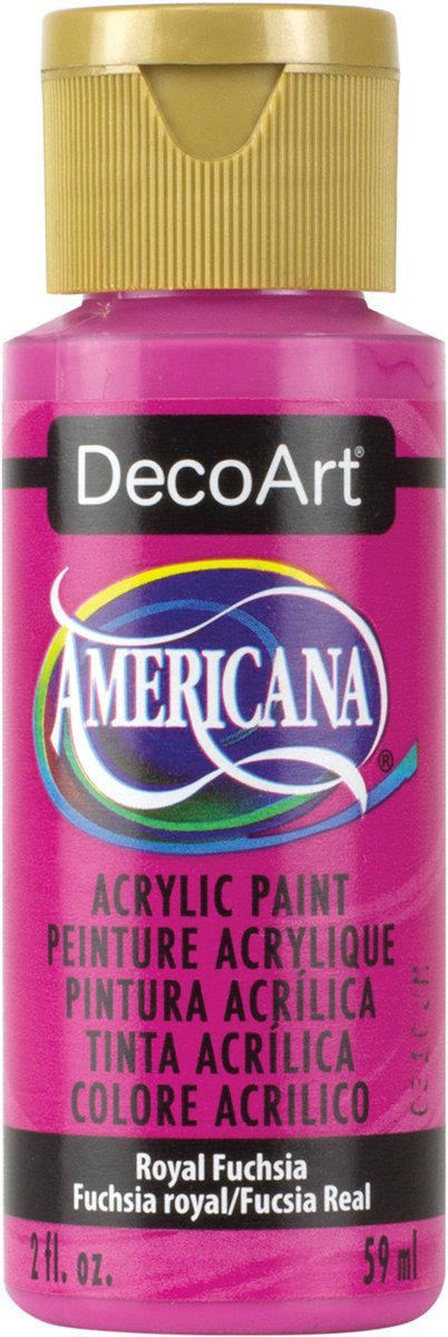 DecoArt Americana Acrylic Paint, 2-Ounce, Royal Fuchsia