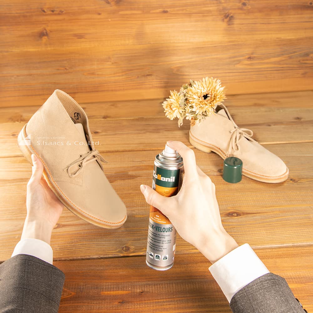 Suede and Nubuck Spray – Waterproofing and Protecting Spray 200ml - Black - Designed to Protect and Refresh the Color Suede and Nubuck