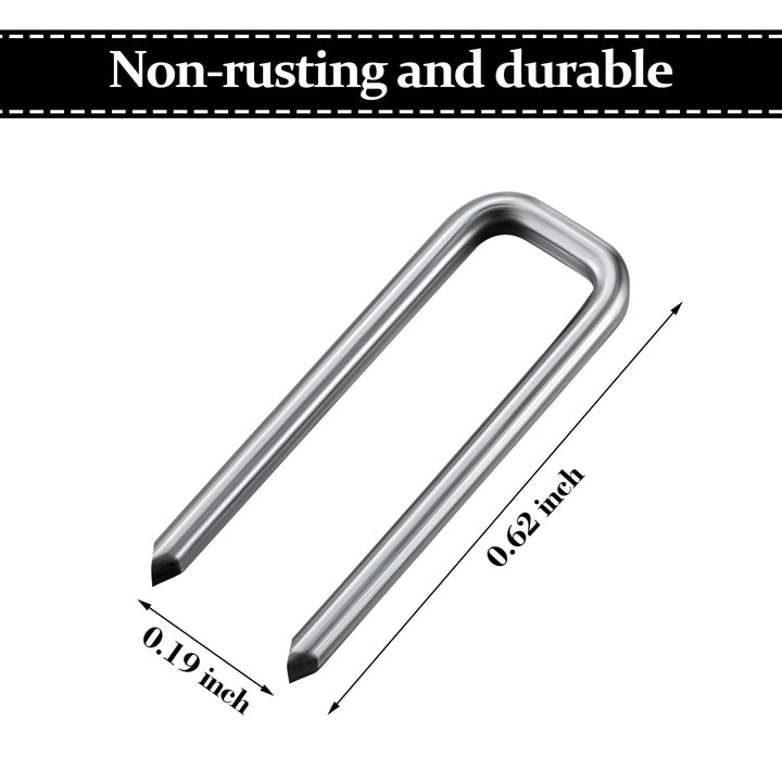 160 Pcs Plantation Shutter Repair Kit Fasteners Louvers Staples Window Hardware Kit Blind Tilt Rod Operable Plantation Silver Metal Louver Staples Tools Repair(1.5 x 0.5 Cm/ 0.6 x 0.19 Inch)