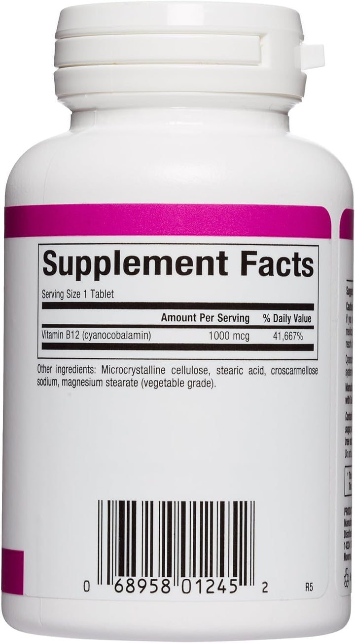 Natural Factors, Vitamin B12 Cyanocobalamin 1000 mcg, S