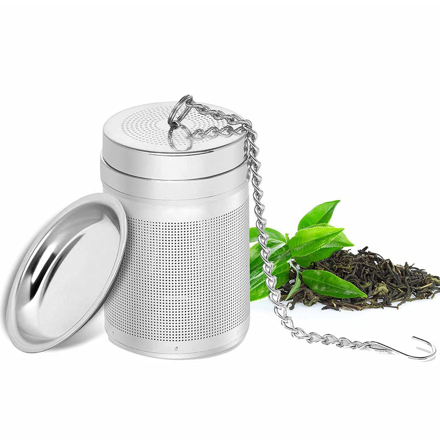 Tea Infuser, Extra Fine Mesh Loose Leaf Tea Steeper for Loose Tea 304 Stainless Steel Tea Strainers with Extended Chain Hook to Brew Loose Leaf Tea,Tea Ball Strainer
