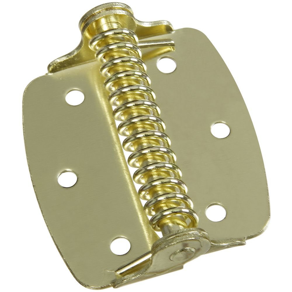 N240-481 V628 Cabinet Spring Hinges in Brass, 2 pack,2 Inch