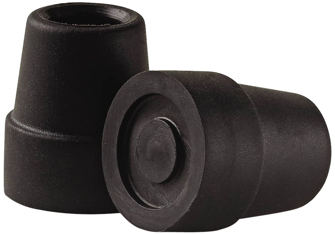 Industries MDS86424W Quad Cane Replacement Tips, Small Base, 1/2 (Pack of 6)