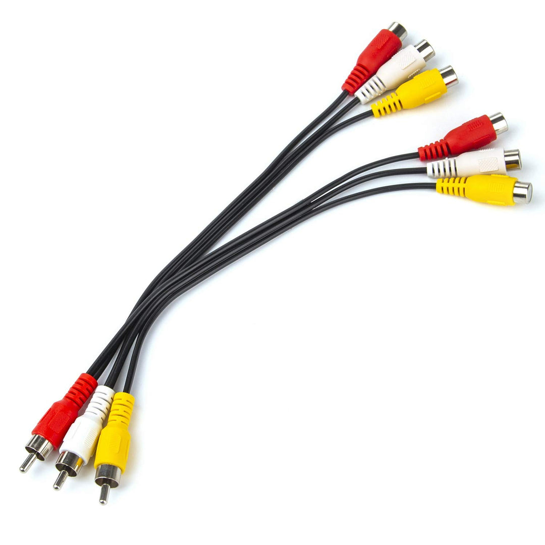 Xenocam 3 RCA Male Jack to 6 RCA Female Plug Splitter A