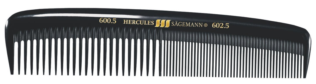 Hercules Sagemann Gents Hair Comb In Leather Pouch Seam