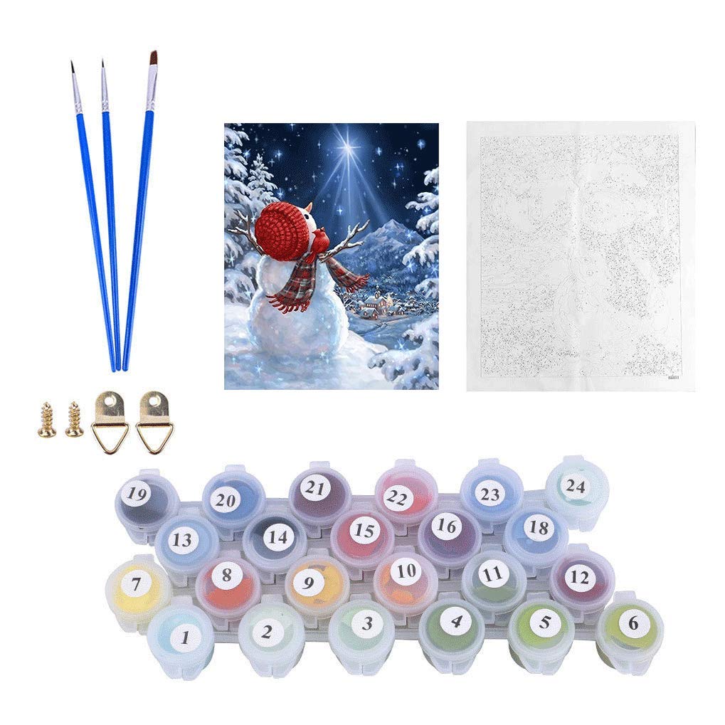 Kimily Diy Paint by Numbers for Adults Kids Christmas S