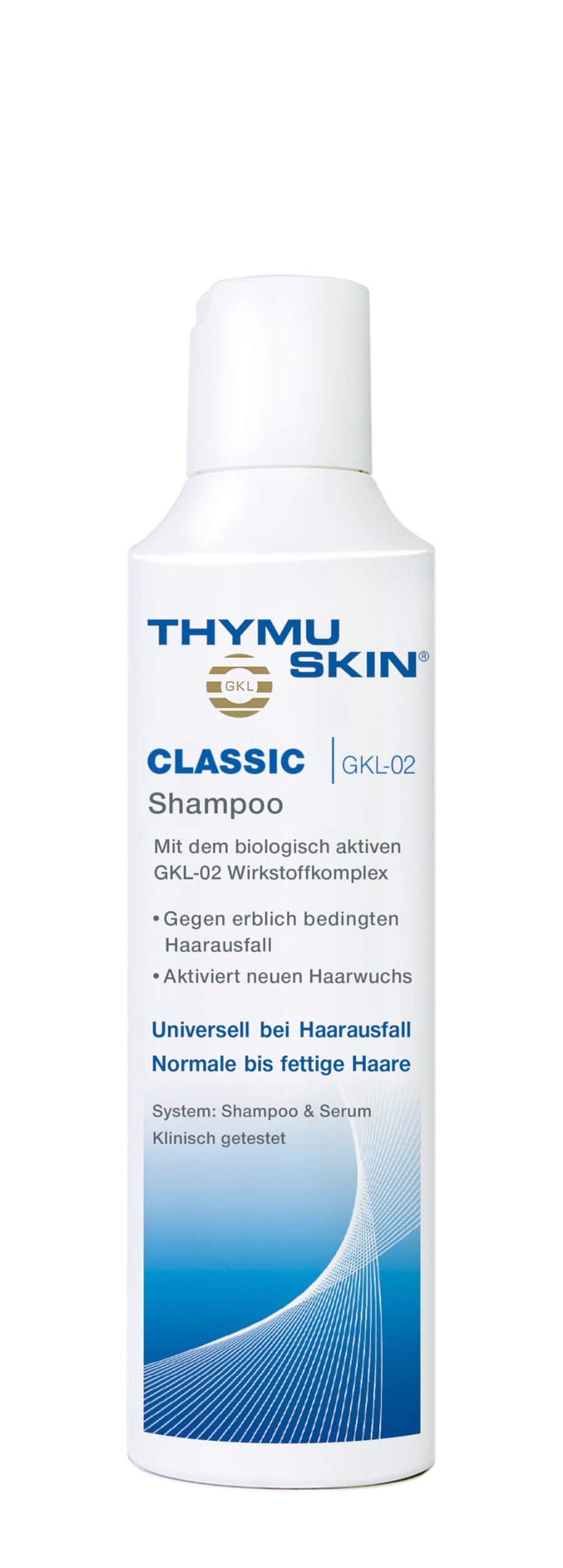 THYMUSKIN Classic - Hair Care Peptides Shampoo (Step #1) for Hair Growth Due to Hair Loss - for Normal to Oily & Greasy Hair and Scalp Condition