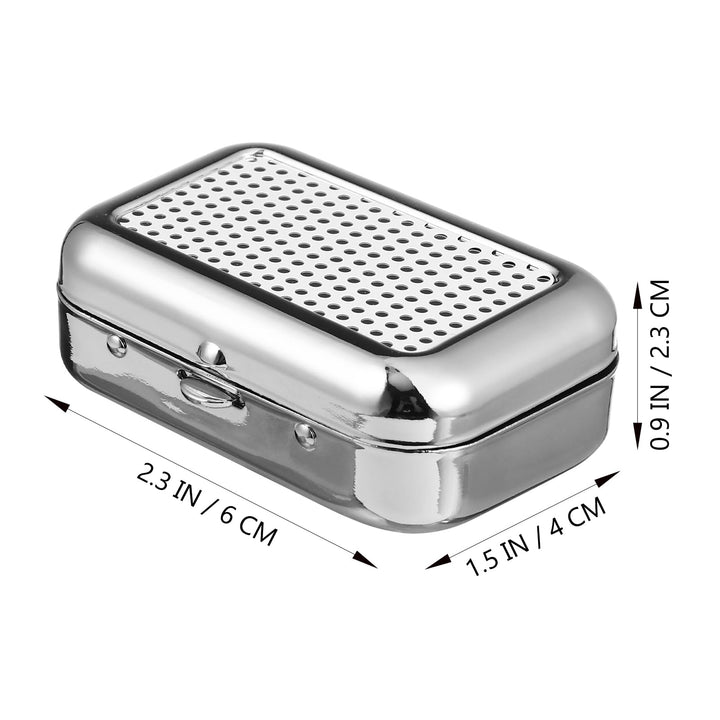 GARNECK Mini Compact Stainless Steel Portable Ashtray, 
