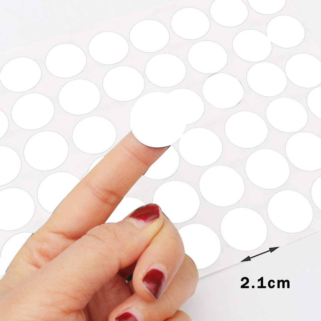 3 Sheets Screw Hole Stickers, 54 in 1 Self Adhesive Scr