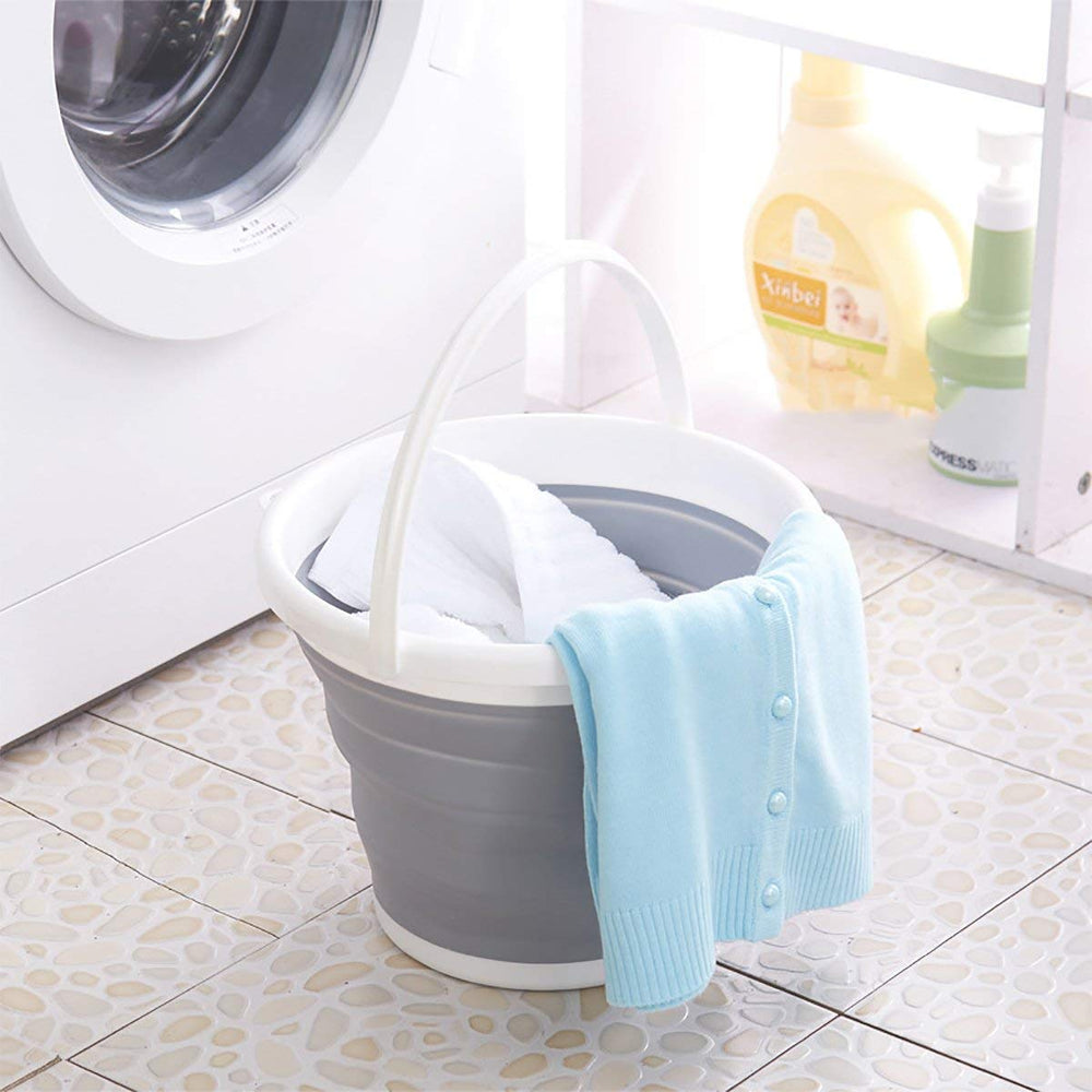 Sutekus Collapsible Bucket Portable Folding Bucket 10L,