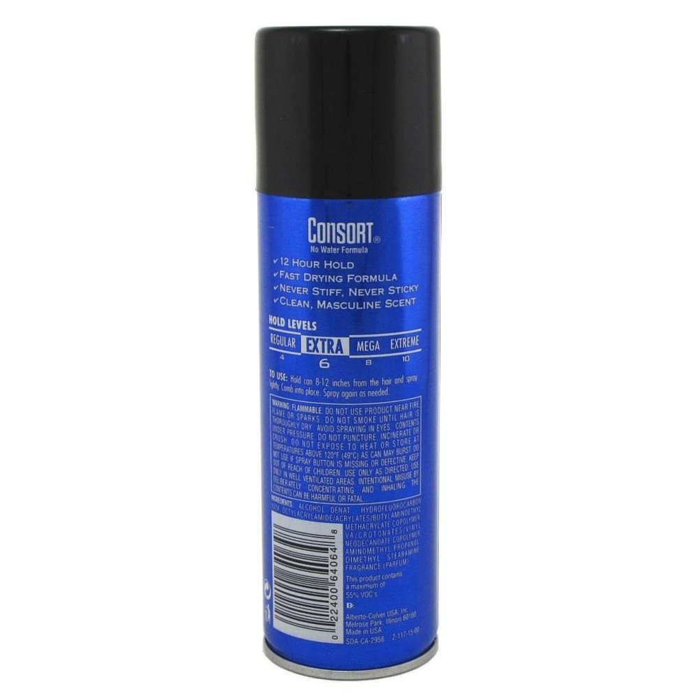 For Men Hair Spray Aerosol, Extra Hold 8.30 ounce (Pack of 3)