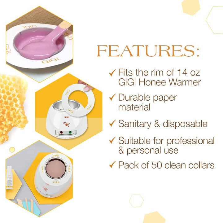 Gigi Clean Collars 50 Count For The 14 Oz Warmer #0810