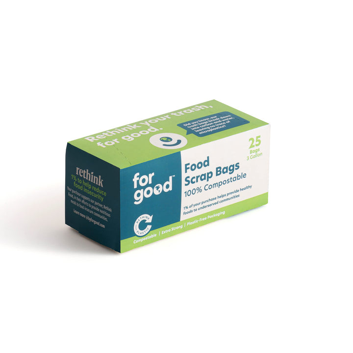 for: good Compostable 3 Gallon Food Scrap Bags – Biodeg