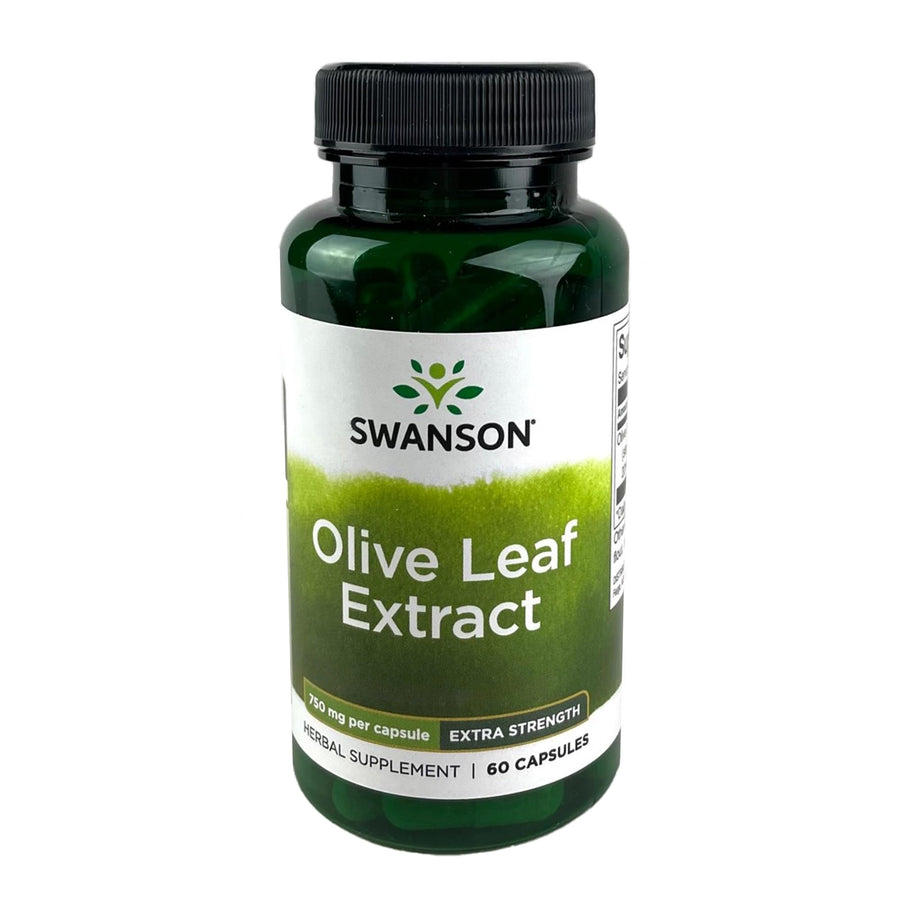 Swanson Olive Leaf Extract Capsules with 20% Oleuropein