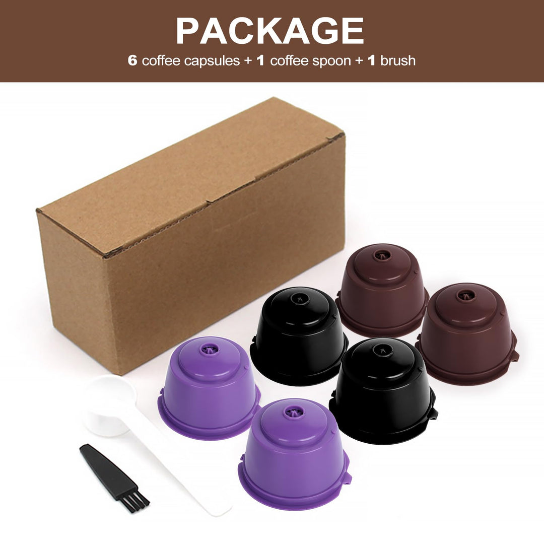 KEEPOW Reusable Coffee Capsules Compatible with Nescafe