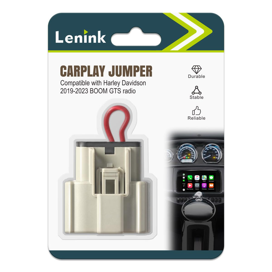 Carplay Jumper Compatible with Harley Davidson 2019 and up GTS Radio for Road Glide or Street Glide with Boom