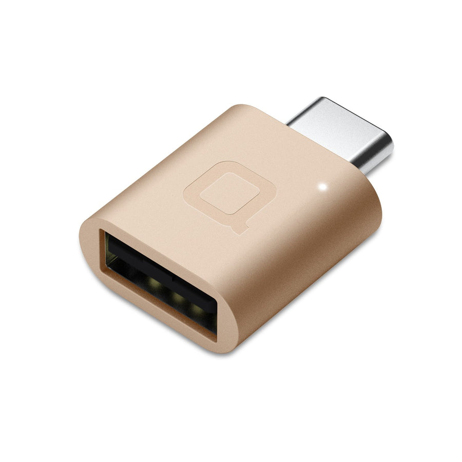 USB C to USB Adapter,USB-C to USB 3.0 Adapter,USB Type-C to USB,Thunderbolt 3 to USB Female Adapter OTG for MacBook Pro 2016,MacBook Air 2018,MacBook 12 inch,and More Type-C devices(Gold)