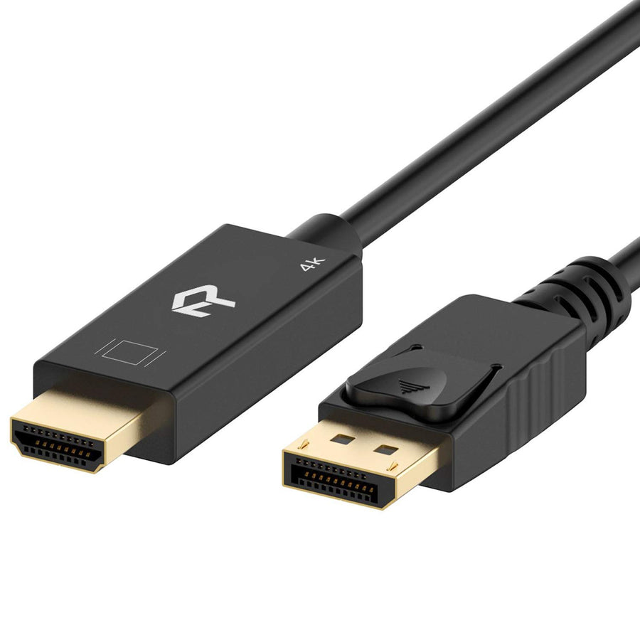 Rankie DisplayPort (DP) to HDMI Cable, 4K Resolution Re