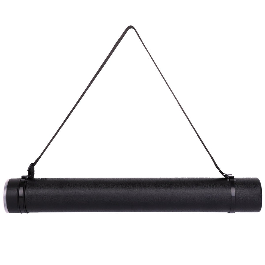 Poster Documents Storage Tube 24-40 Extendable for Artworks, Blueprints, Drafting and Scrolls Color Black