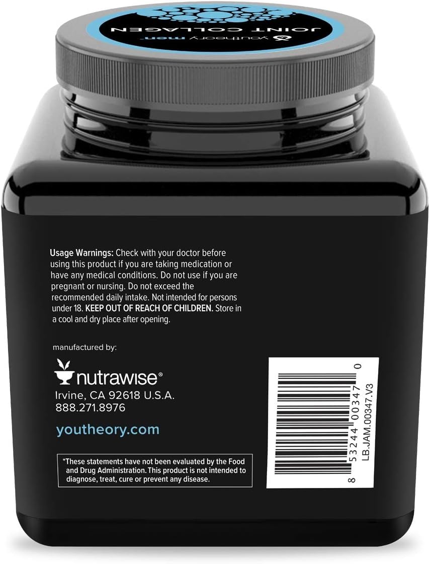 Youtheory Men&#39;s Joint Collagen with 18 Amino Ac