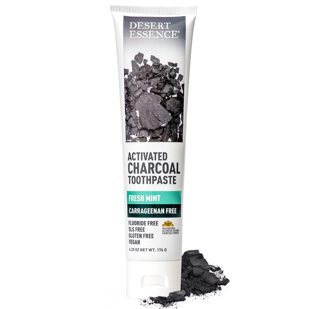 Desert Essence - Carrageenan Free Activated Charcoal To