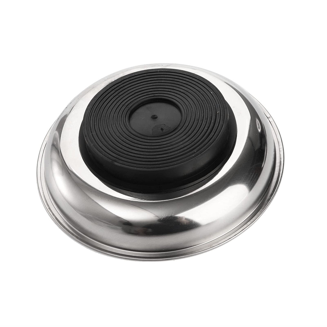 6-Piece Magnet Trays Set, 3 4 6 Round Magnetic Parts Tray, Stainless Steel Magnetic Trays Tools Parts Tray Holder for Socket Screw, Nuts, Bolts, Metal Parts