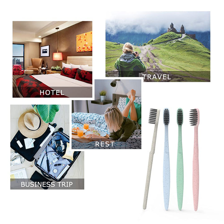 DR.PERFECT Prepasted Wheat Charcoal Toothbrush Individu