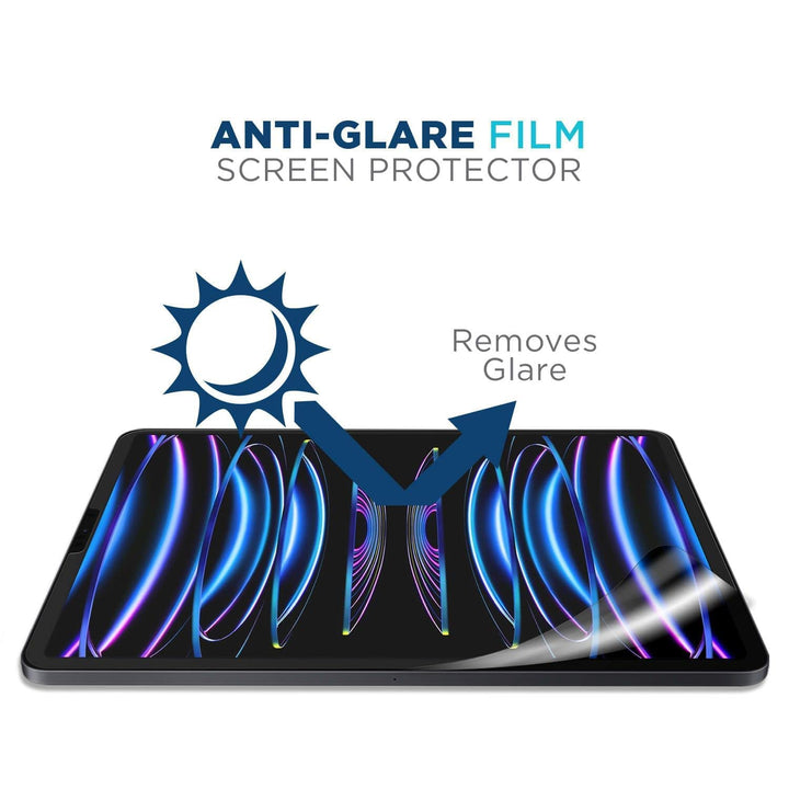 Anti-Glare/Anti-Fingerprint Plastic Film Screen Protector (Not Glass) Designed for Apple iPad Pro 11-Inch 2020 and 2018 [Pack of 2]