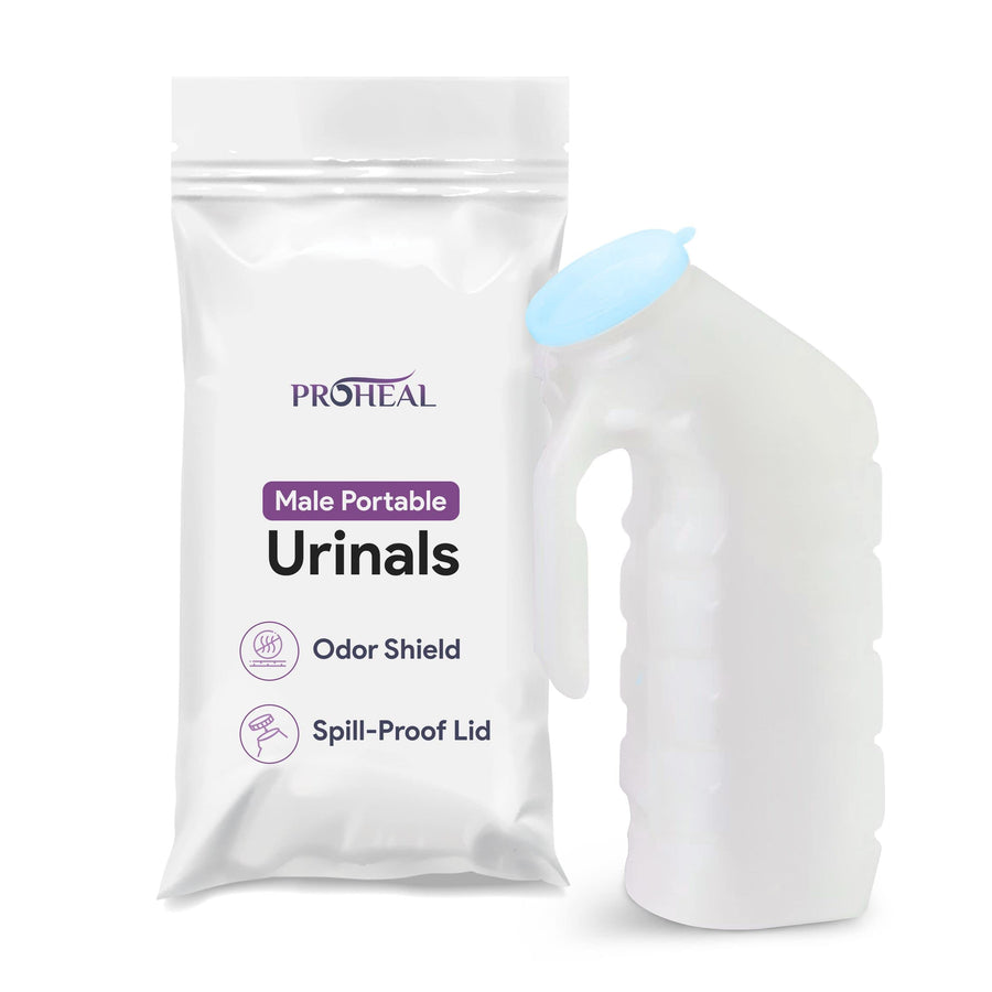 Portable Urinals for Men - Glow in The Dark Tight Seal 