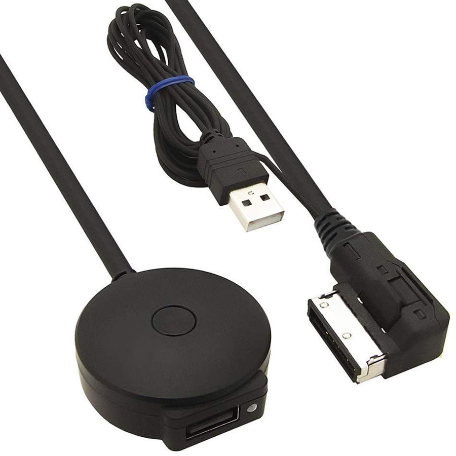 JIMAT AMI Bluetooth Adapter for Audi AMI MDI MMI 2G 3G 3G+ Gen Audio Interface AUX-in Car Stereo Auxiliary Cab | Music Sync & Charging | Compatible for iPod iPhone X Samsung S9 HTC L