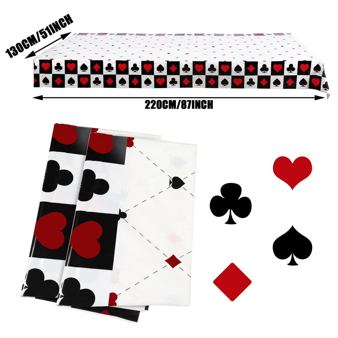 Breling Casino Poker Themed Party Decorations Disposabl