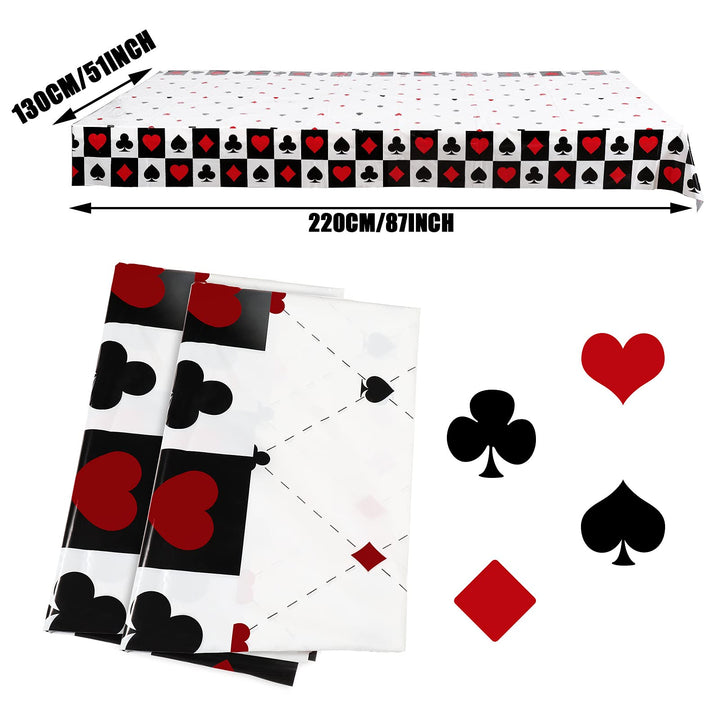 Breling Casino Poker Themed Party Decorations Disposabl