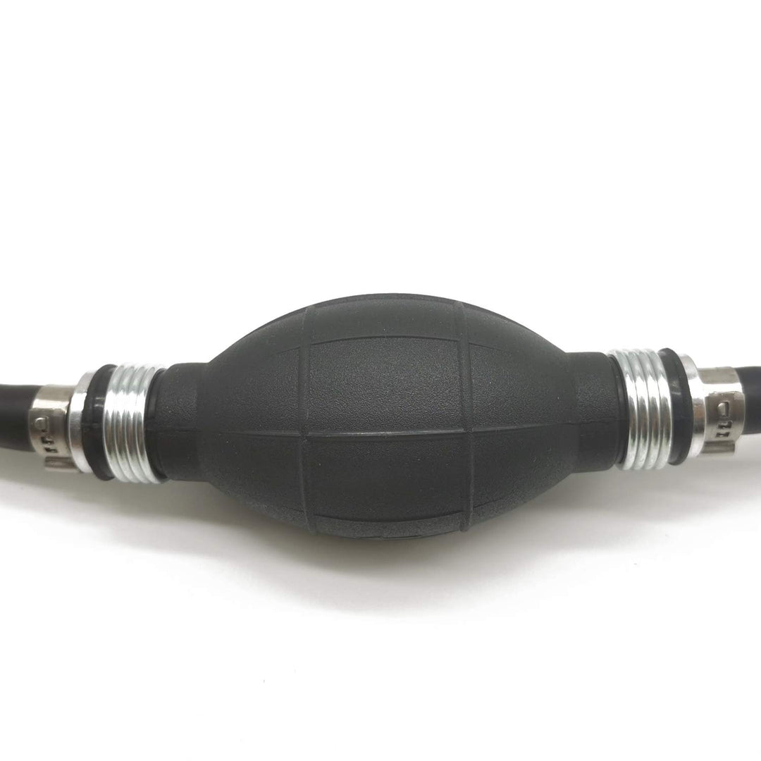 Fuel Line Assembly, 5/16 Hose Line Marine Outboard Boat Motor RVs Fuel Assembly with Primer Bulb Steel Hose Clamps 6FT