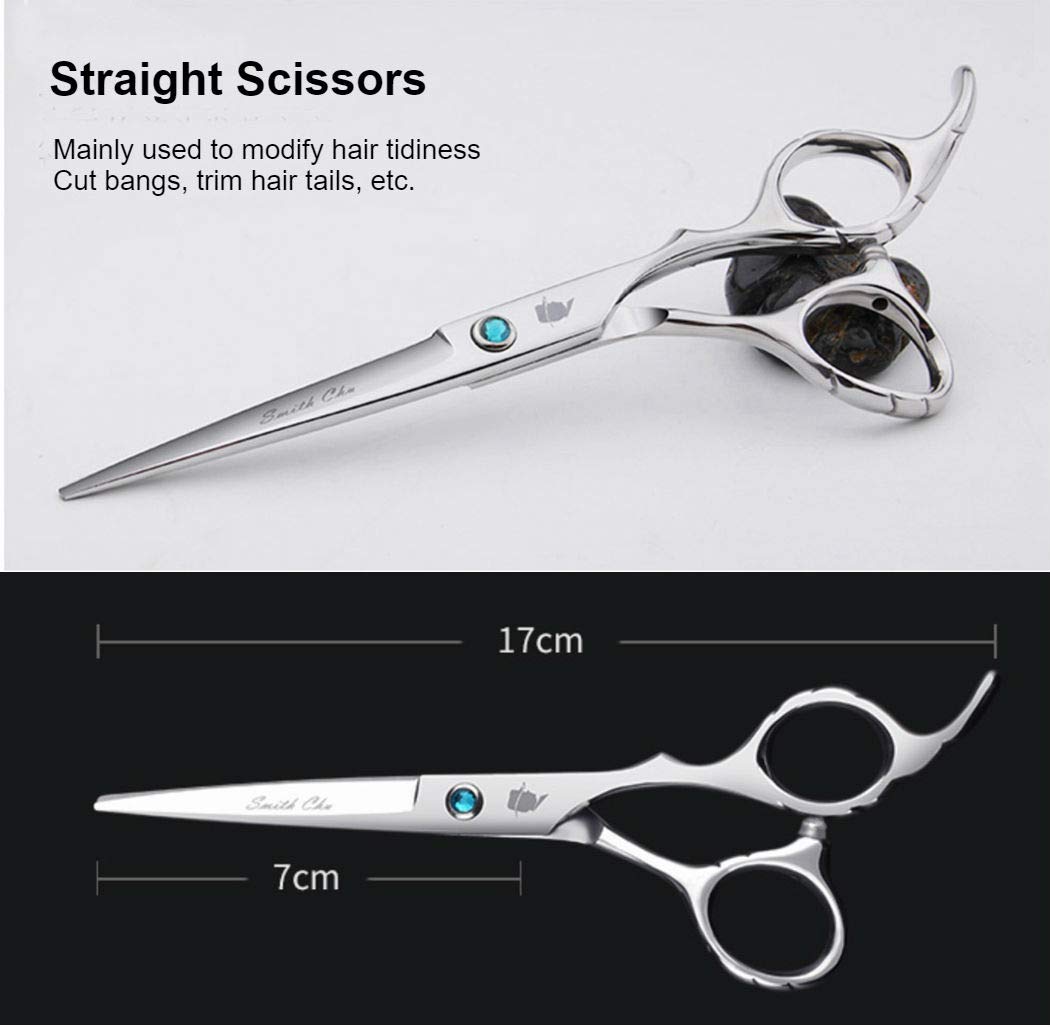 6.0 Hair Cutting Scissors Japan 440C Steel Baby Hair Shears Hairdressing Scissors for Barber
